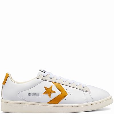 Férfi Converse Pro Leather Tornacipő CO9463281 Fehér/Arany